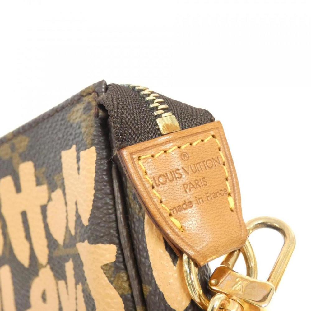 Louis Vuitton Monogram Graffiti Pochette Accessoires M92193 Accessory Pouch - Picture 4 of 9